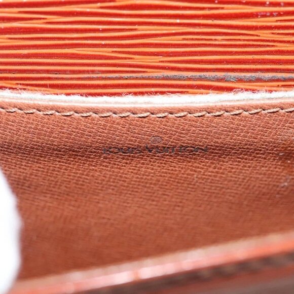 LOUIS VUITTON Epi Saint Cloud PM Shoulder Bag Brown M52213 LV Auth 128429 - Picture 10 of 16